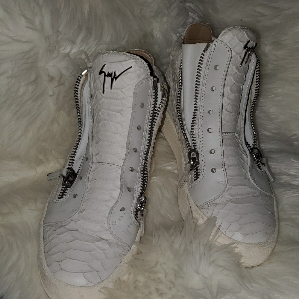 Giuseppe Zanotti mid high doable zip sneaker